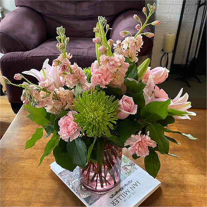Pretty in Pink Bouquet – MARGARITA'S FLOWERS LLC, Pembroke Pines FL