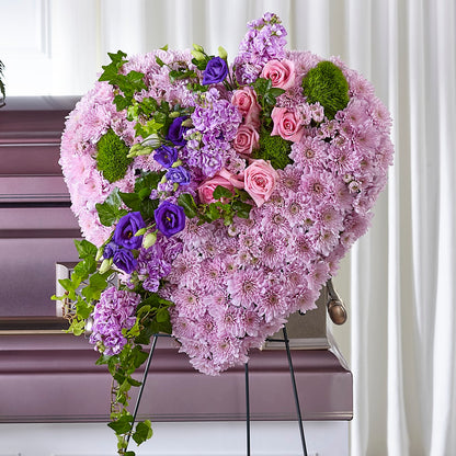 Treasured Love Standing Heart – MARGARITA'S FLOWERS LLC, Pembroke Pines FL