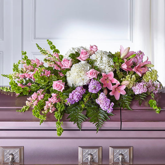 Life's Gratitude Casket Spray – MARGARITA'S FLOWERS LLC, Pembroke Pines FL