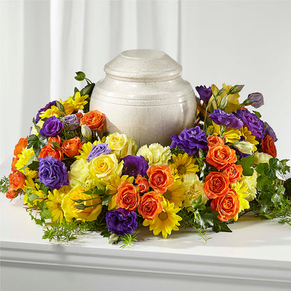 Blossoms of Remembrance Cremation Adornment – MARGARITA'S FLOWERS LLC, Pembroke Pines FL