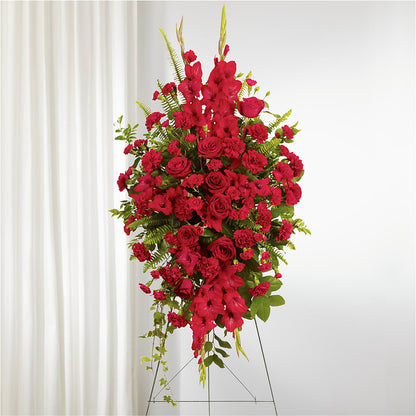 From the Heart Standing Spray – MARGARITA'S FLOWERS LLC, Pembroke Pines FL