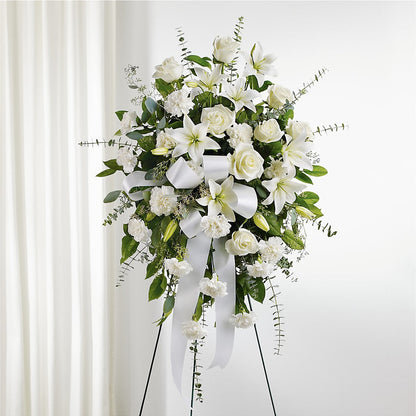 With Care Standing Spray – MARGARITA'S FLOWERS LLC, Pembroke Pines FL