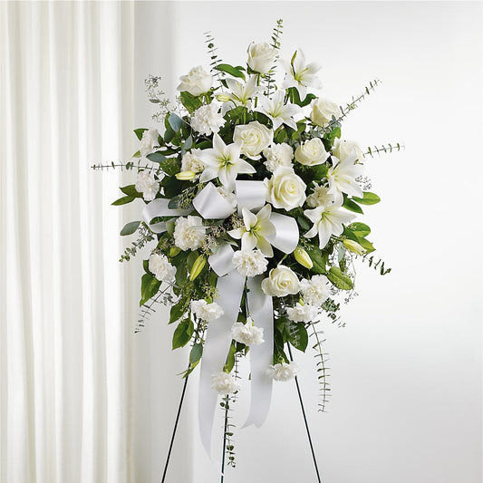 With Care Standing Spray – MARGARITA'S FLOWERS LLC, Pembroke Pines FL