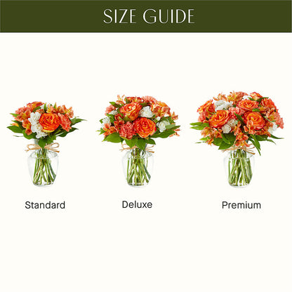 Apricot Glow Bouquet – MARGARITA'S FLOWERS LLC, Pembroke Pines FL