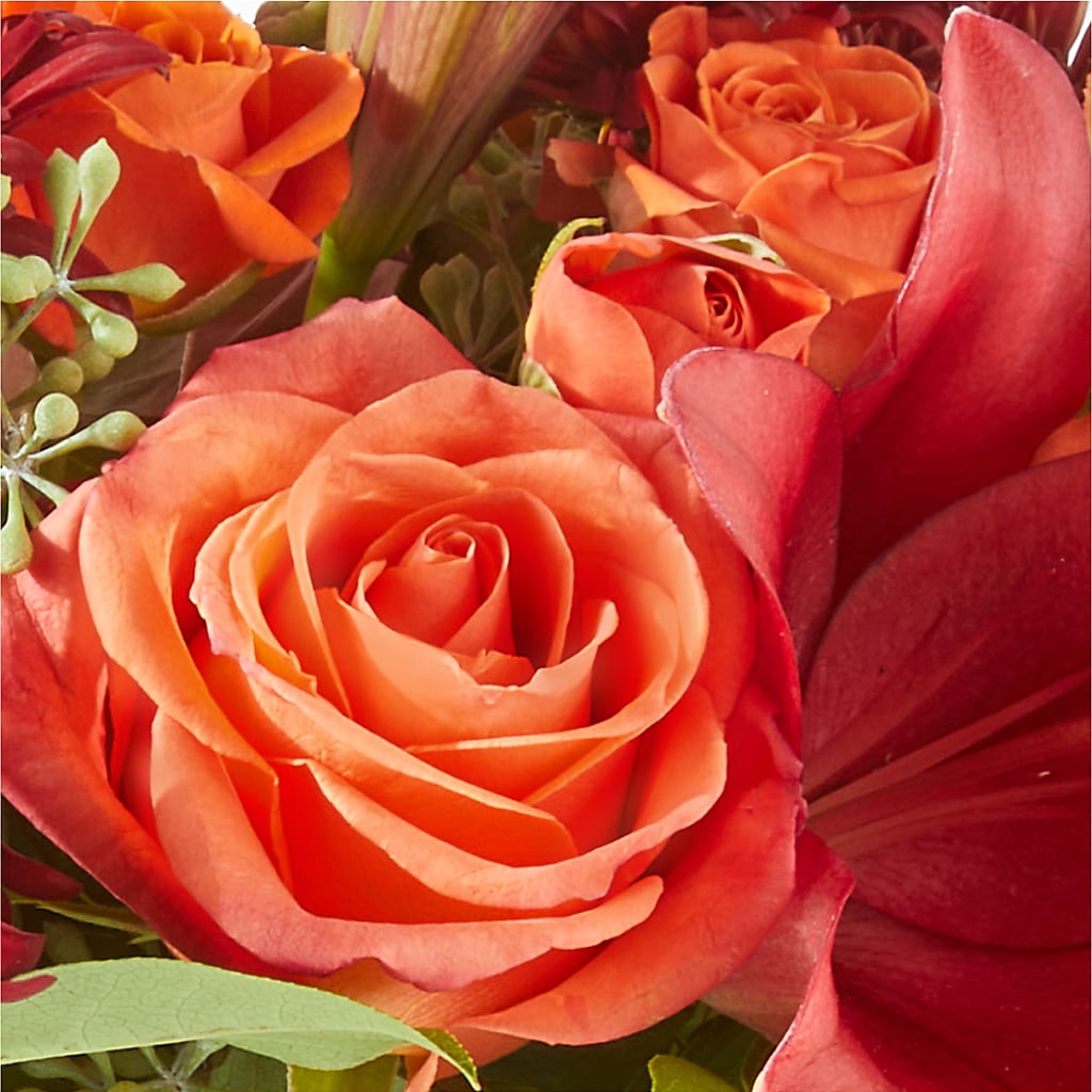 Crimson Leaves Bouquet – MARGARITA'S FLOWERS LLC, Pembroke Pines FL