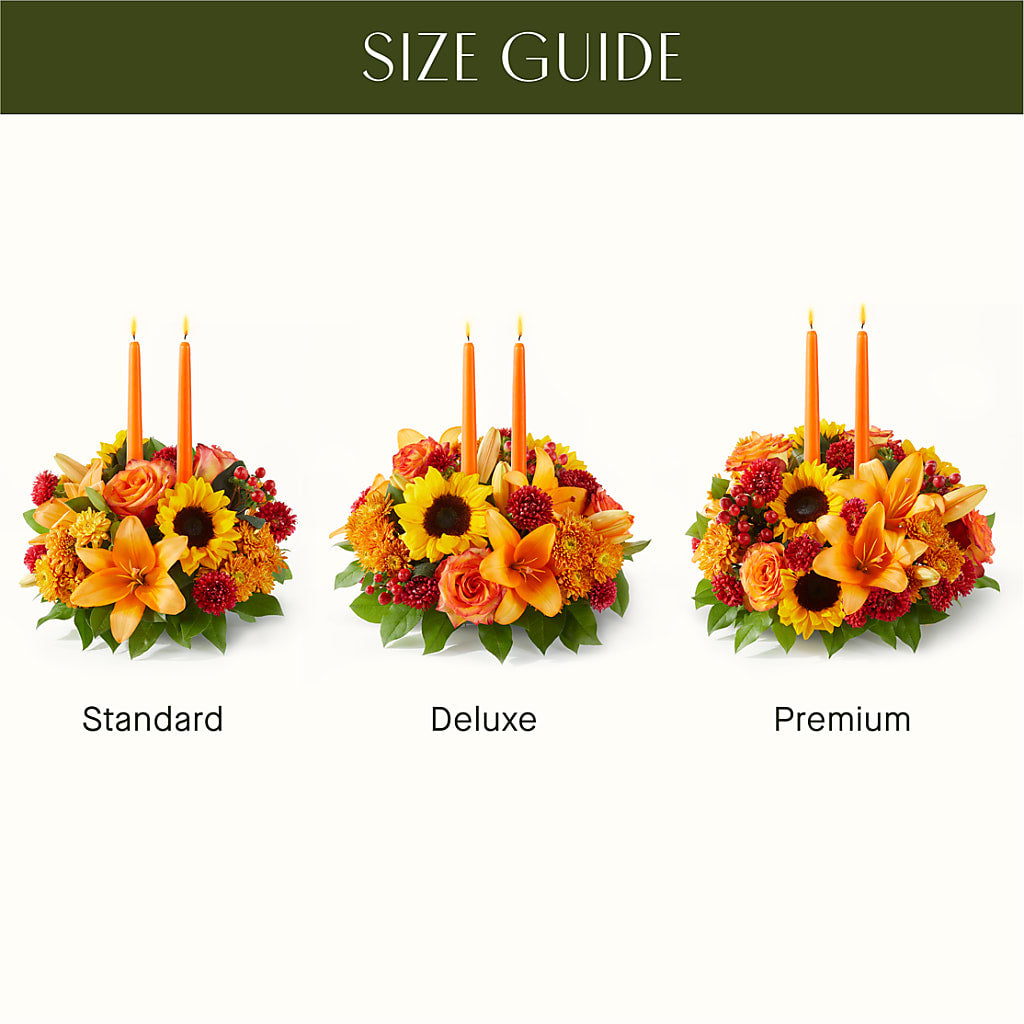 Grateful Centerpiece – MARGARITA'S FLOWERS LLC, Pembroke Pines FL