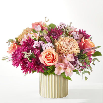 Berry Cobbler Bouquet with Ivory Vase – MARGARITA'S FLOWERS LLC, Pembroke Pines FL