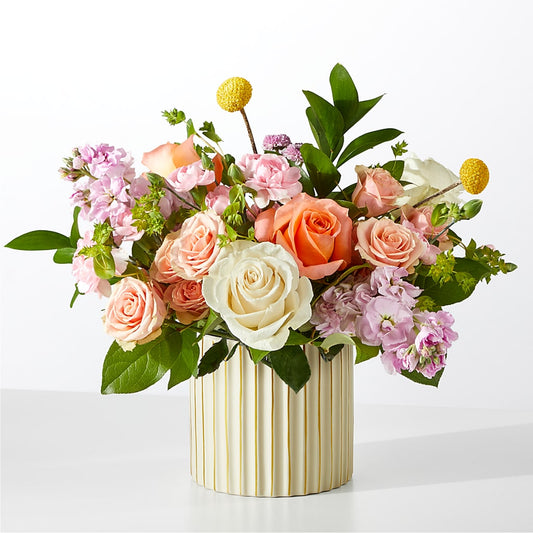French Market Bouquet with Ivory Vase – MARGARITA'S FLOWERS LLC, Pembroke Pines FL