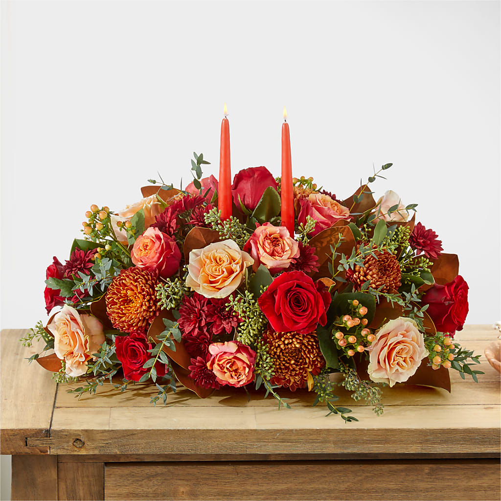 Gather Near Centerpiece – MARGARITA'S FLOWERS LLC, Pembroke Pines FL